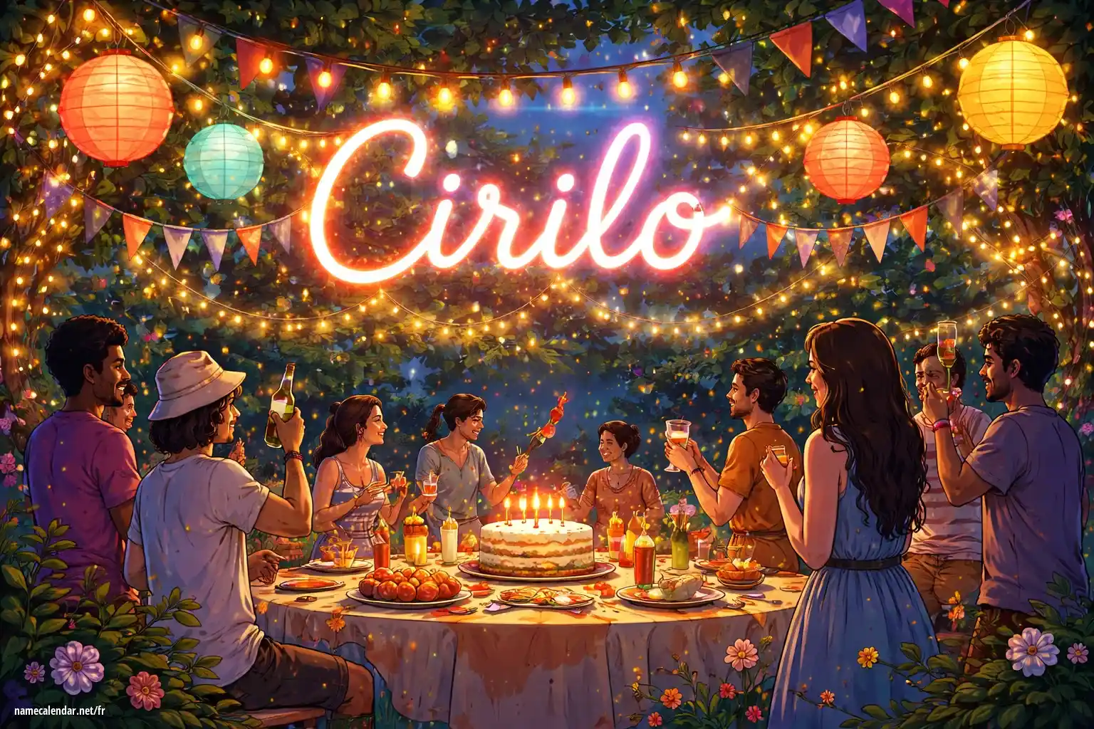 Célébration du jour du nom et du nom - Cirilo