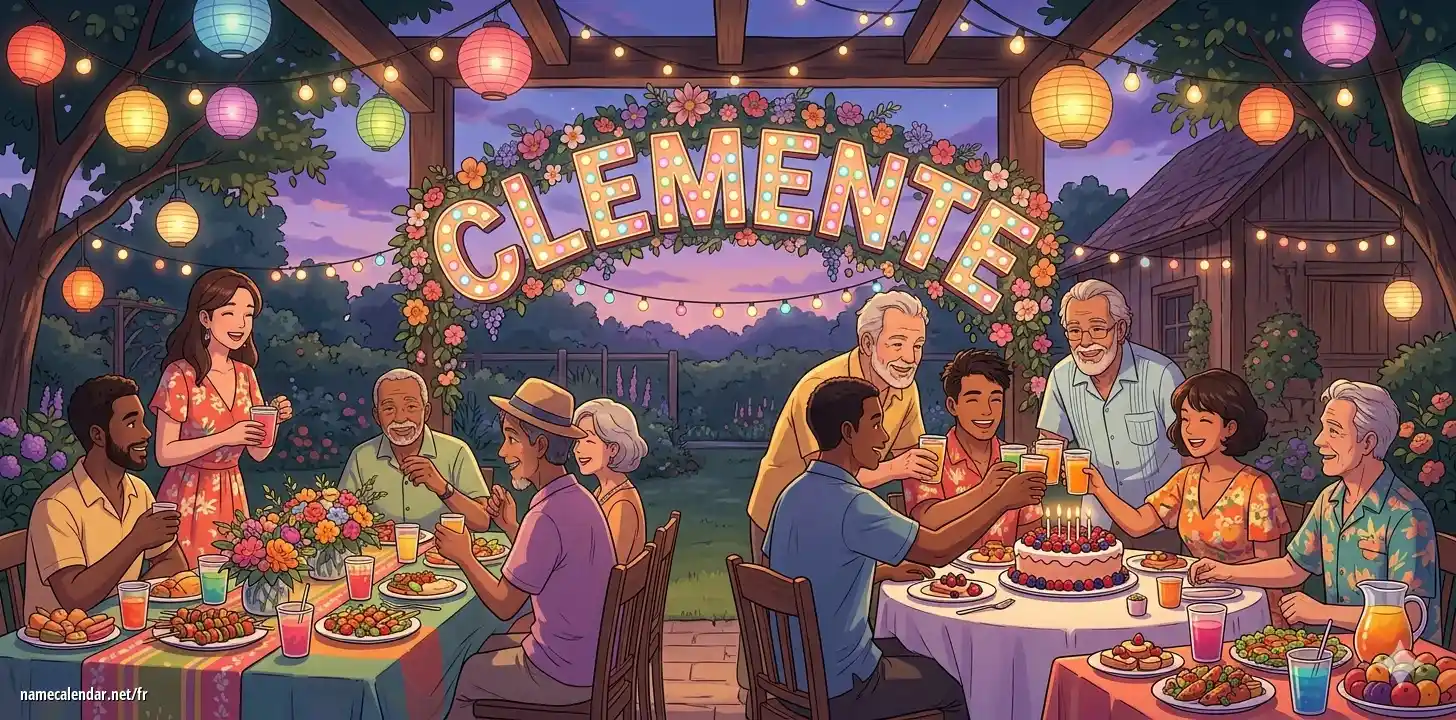 Célébration du jour du nom et du nom - Clemente