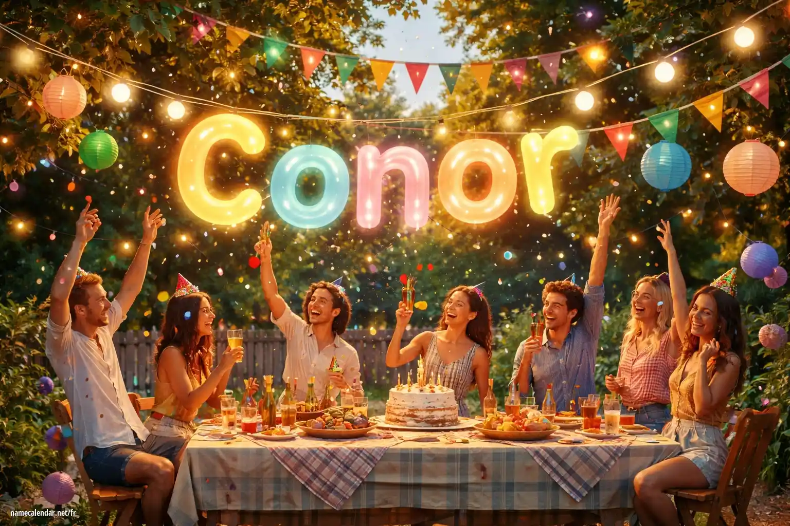 Célébration du jour du nom et du nom - Conor