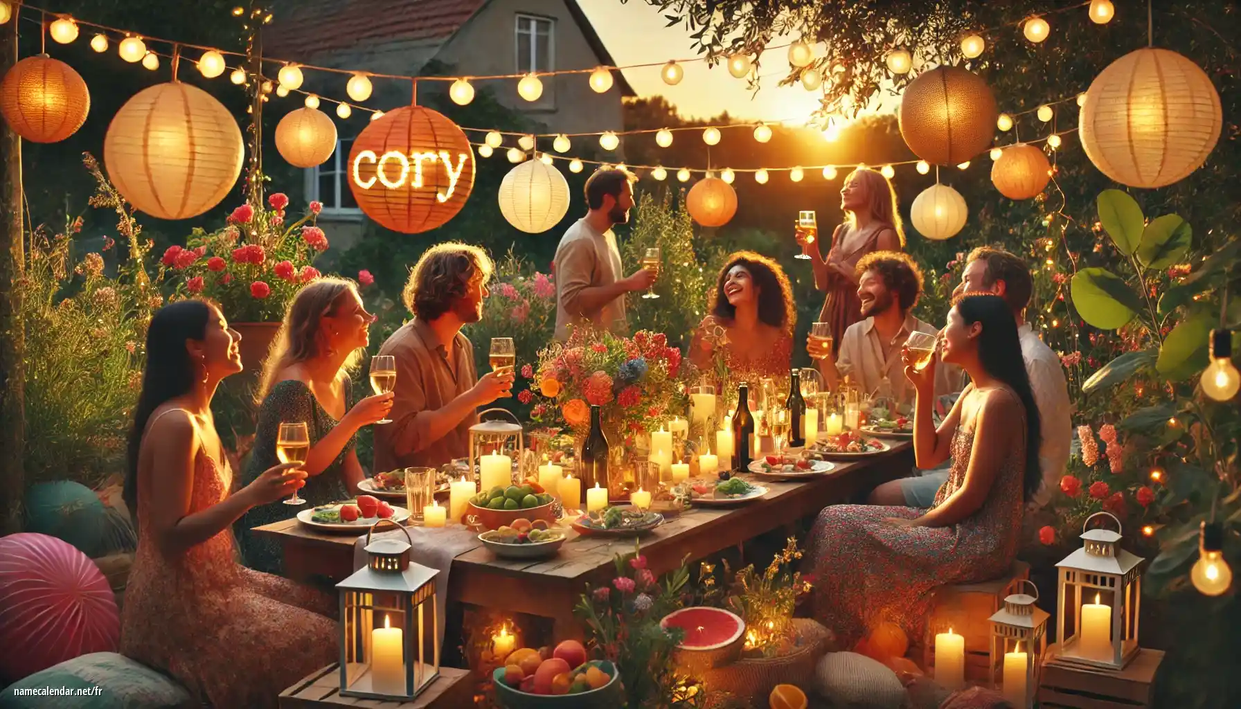 Célébration du jour du nom et du nom - Cory