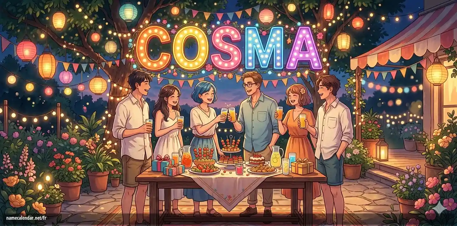 Célébration du jour du nom et du nom - Cosma