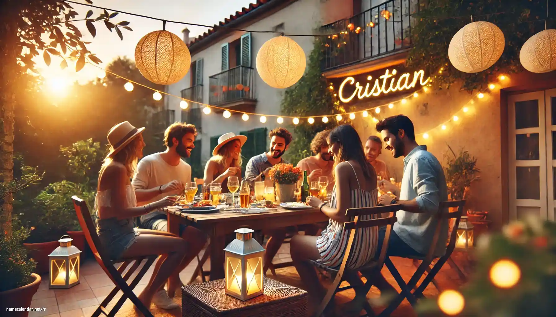 Célébration du jour du nom et du nom - Cristian