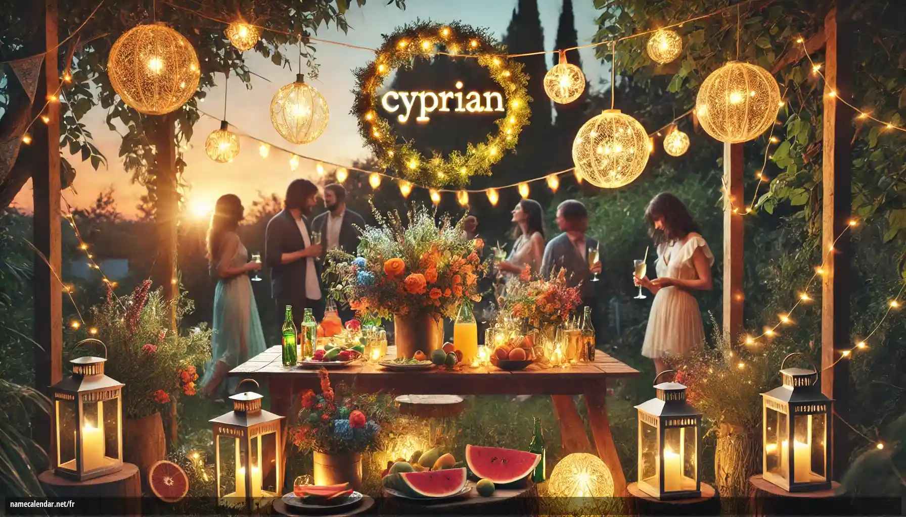 Célébration du jour du nom et du nom - Cyprián