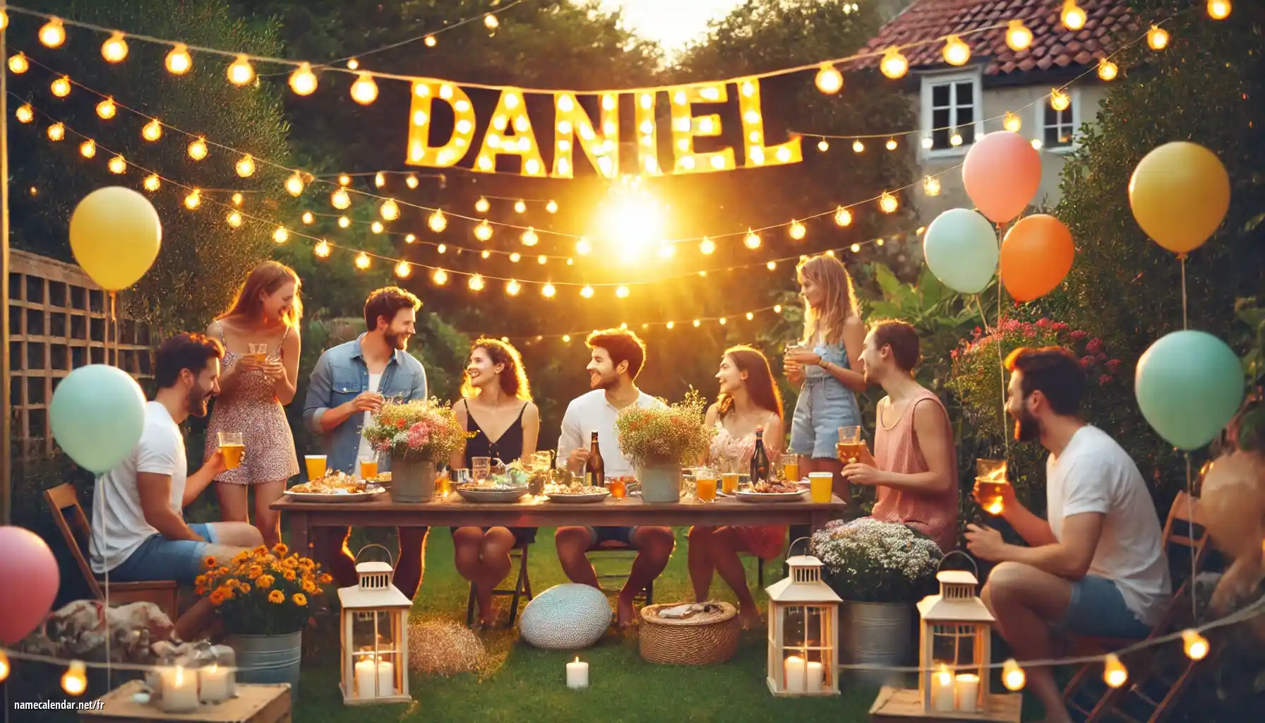 Célébration du jour du nom et du nom - Dániel