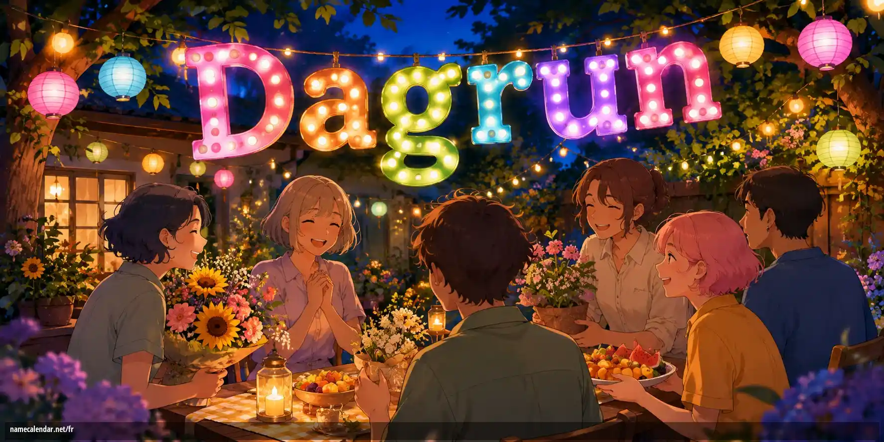 Célébration du jour du nom et du nom - Dagrun
