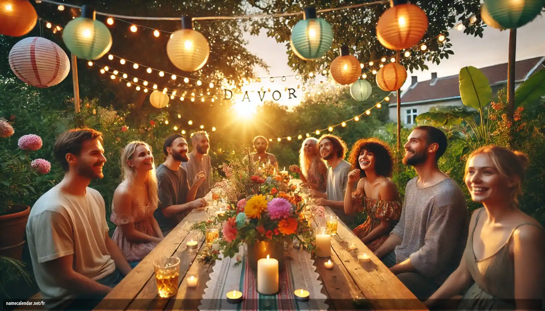 Célébration du jour du nom et du nom - Davor