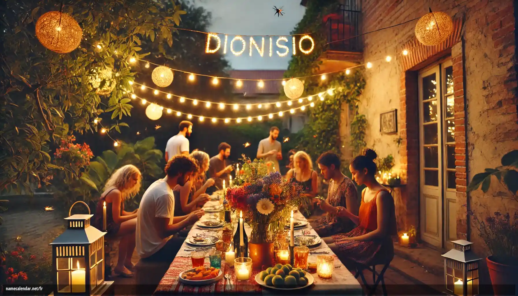 Célébration du jour du nom et du nom - Dionisio