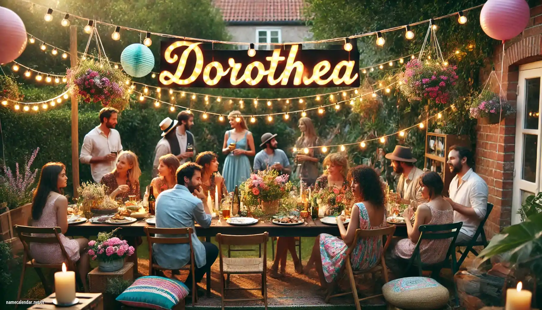 Célébration du jour du nom et du nom - Dorothea