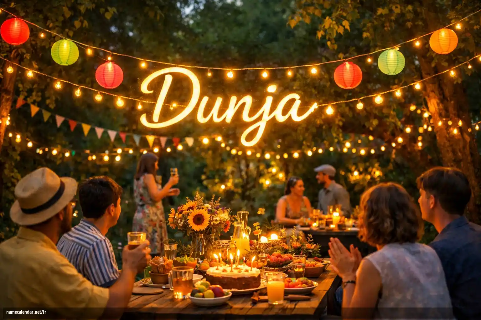 Célébration du jour du nom et du nom - Dunja