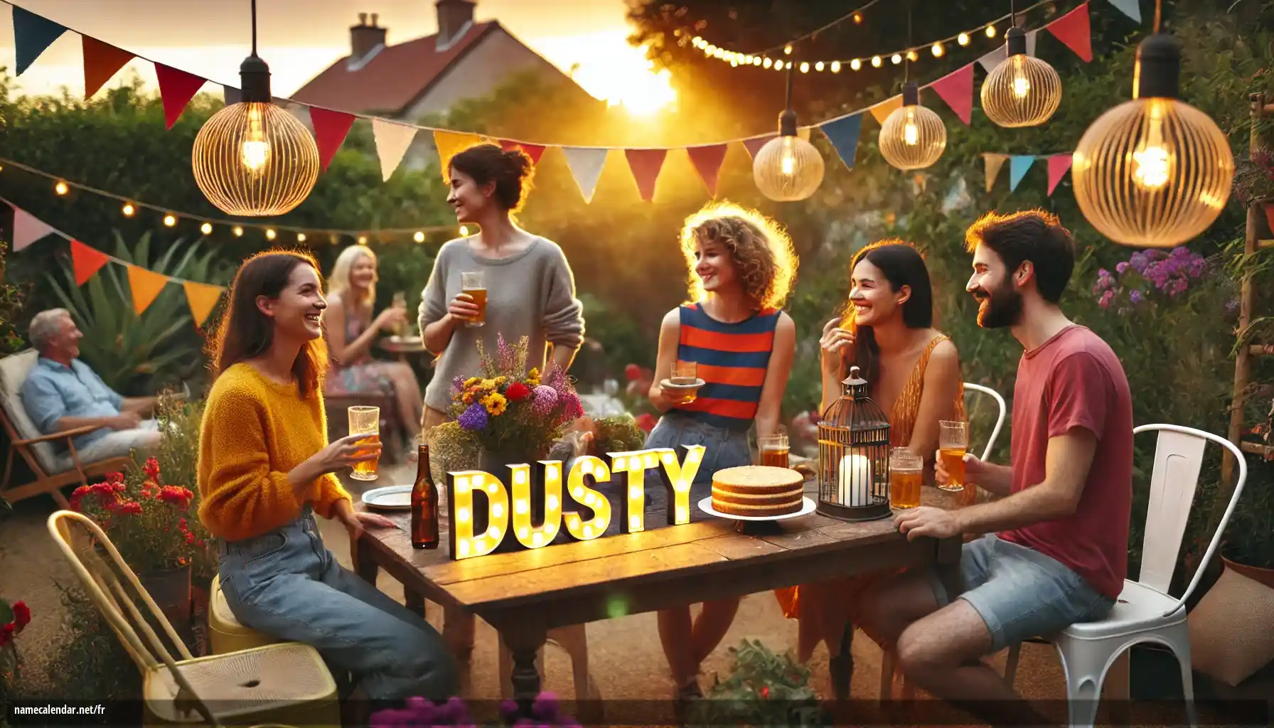 Célébration du jour du nom et du nom - Dusty