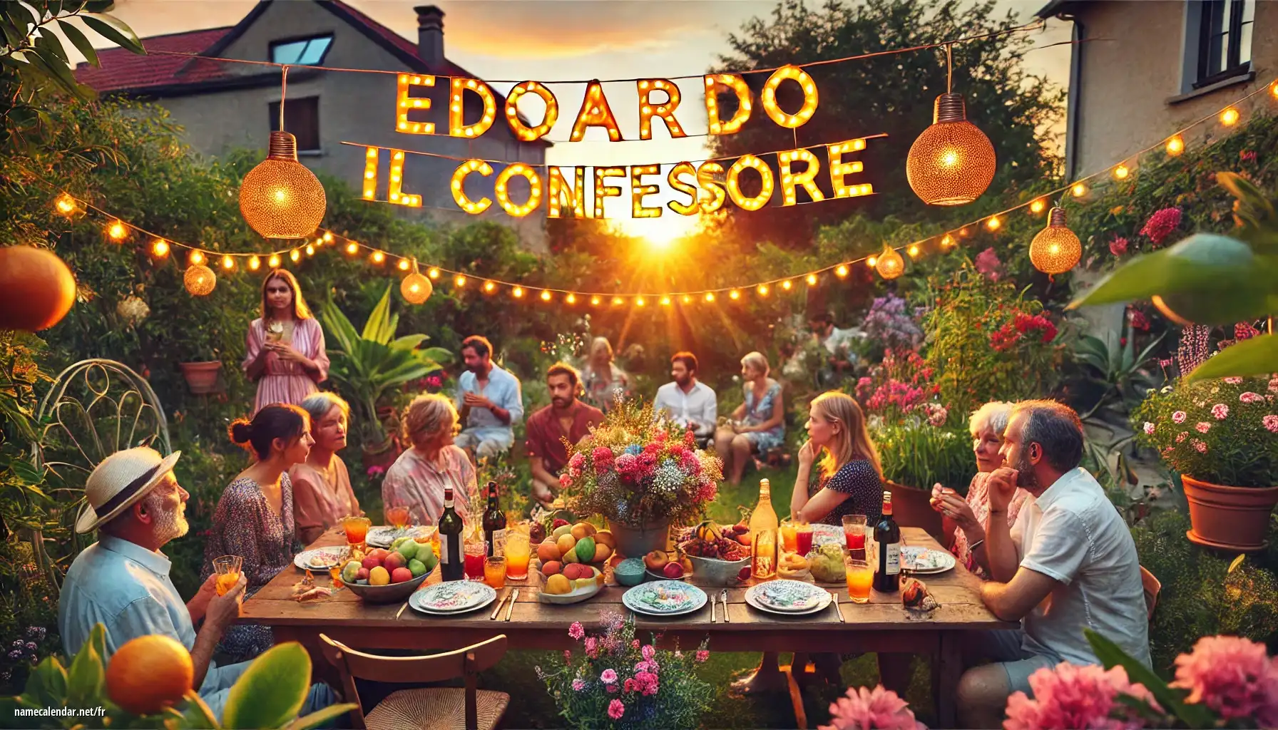 Célébration du jour du nom et du nom - Edoardo il confessore