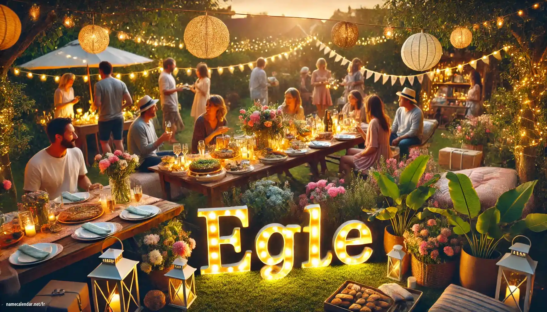 Célébration du jour du nom et du nom - Egle