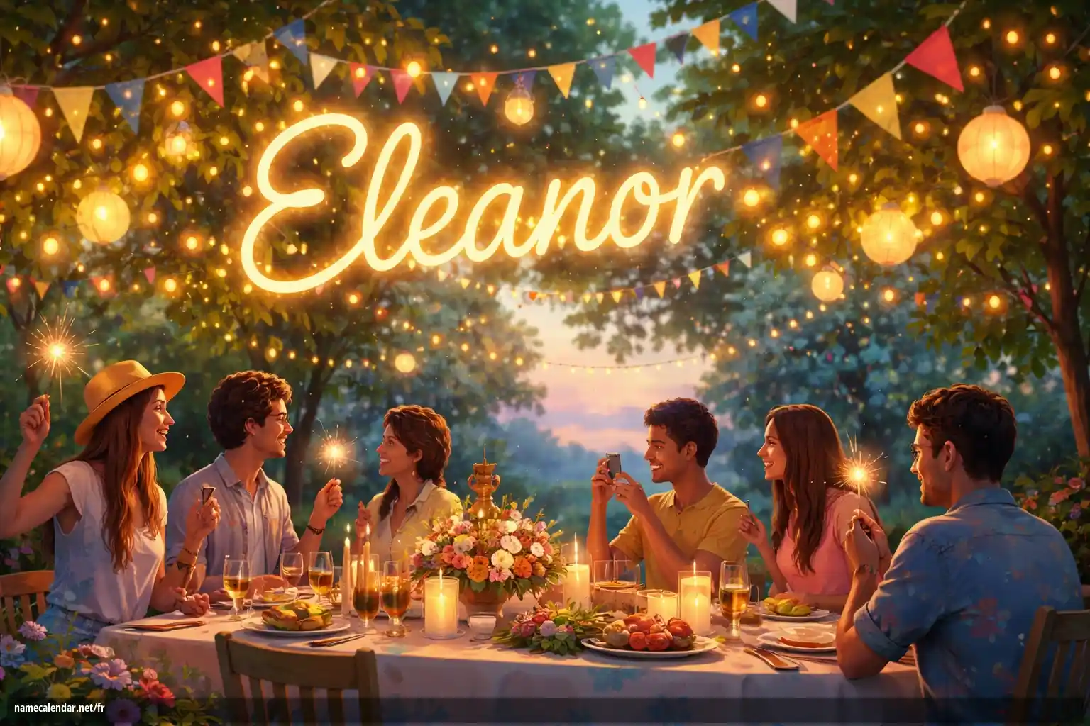 Célébration du jour du nom et du nom - Eleanor