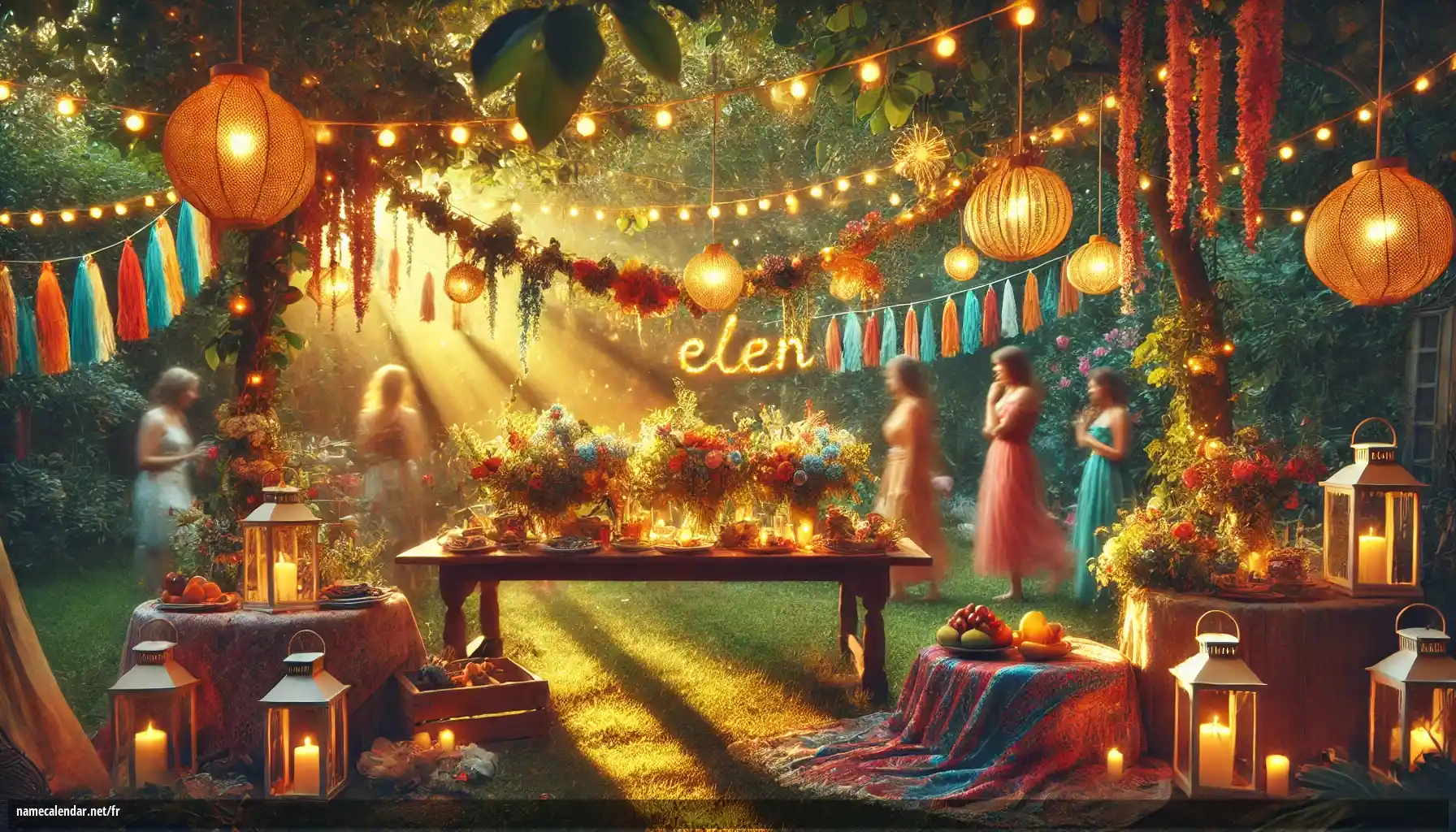 Célébration du jour du nom et du nom - Elen