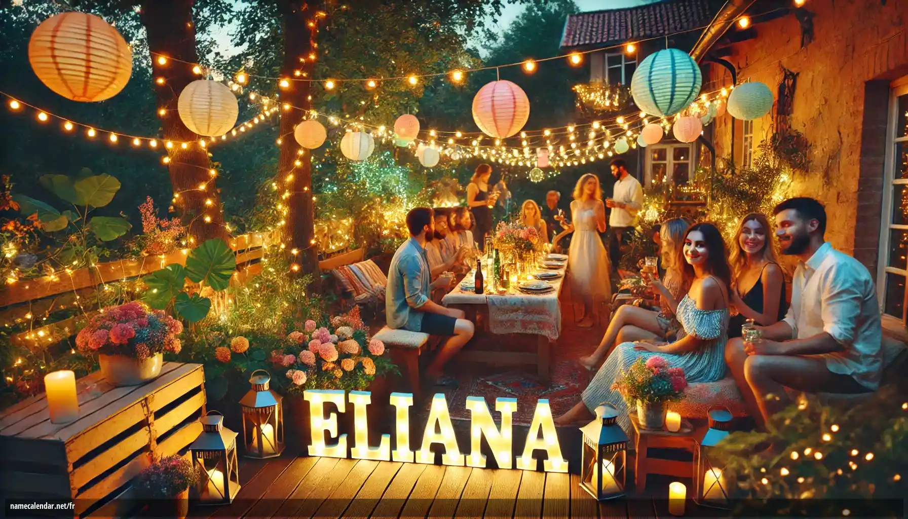 Célébration du jour du nom et du nom - Eliana