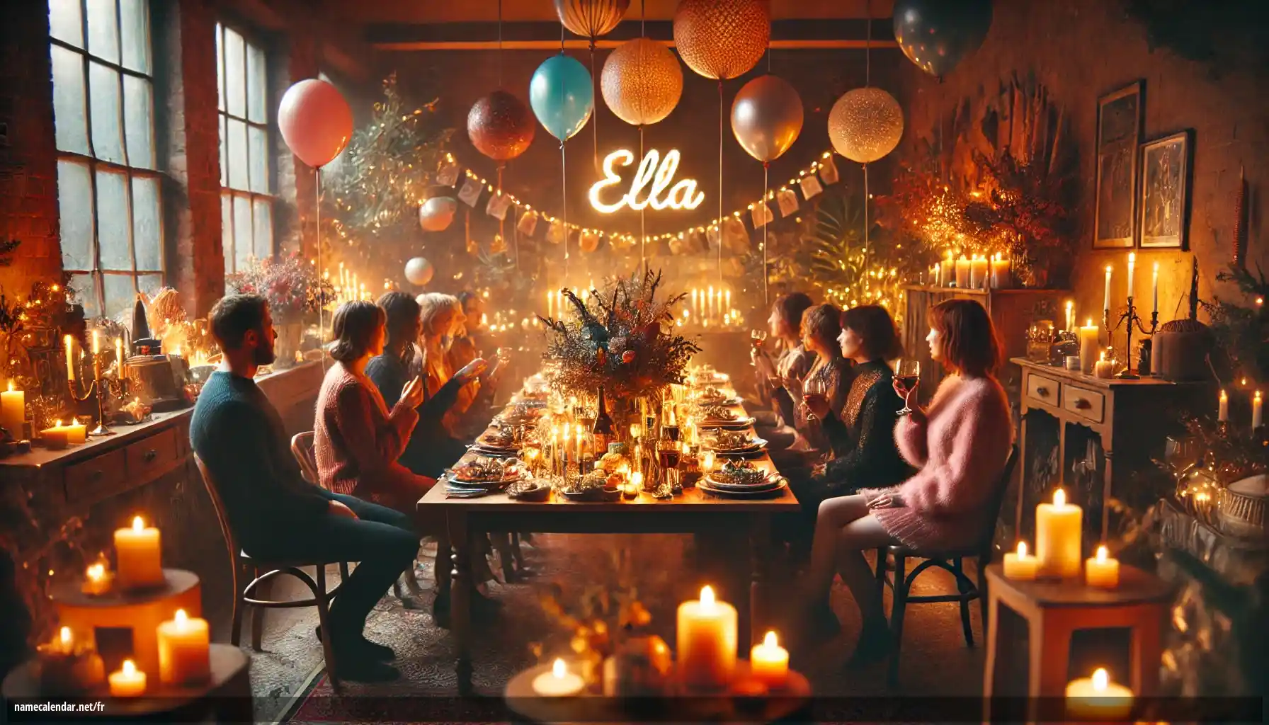 Célébration du jour du nom et du nom - Ella