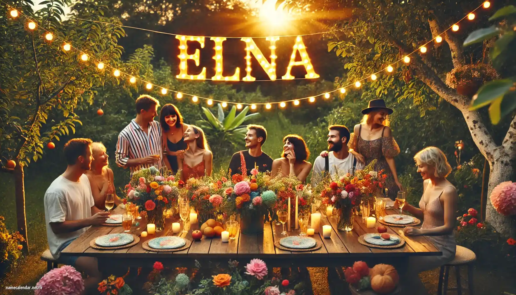 Célébration du jour du nom et du nom - Elna