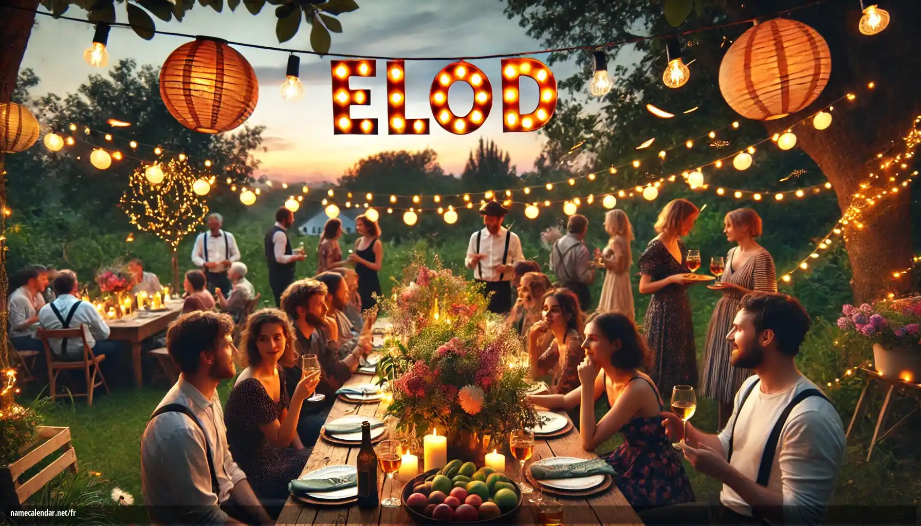 Célébration du jour du nom et du nom - Elod