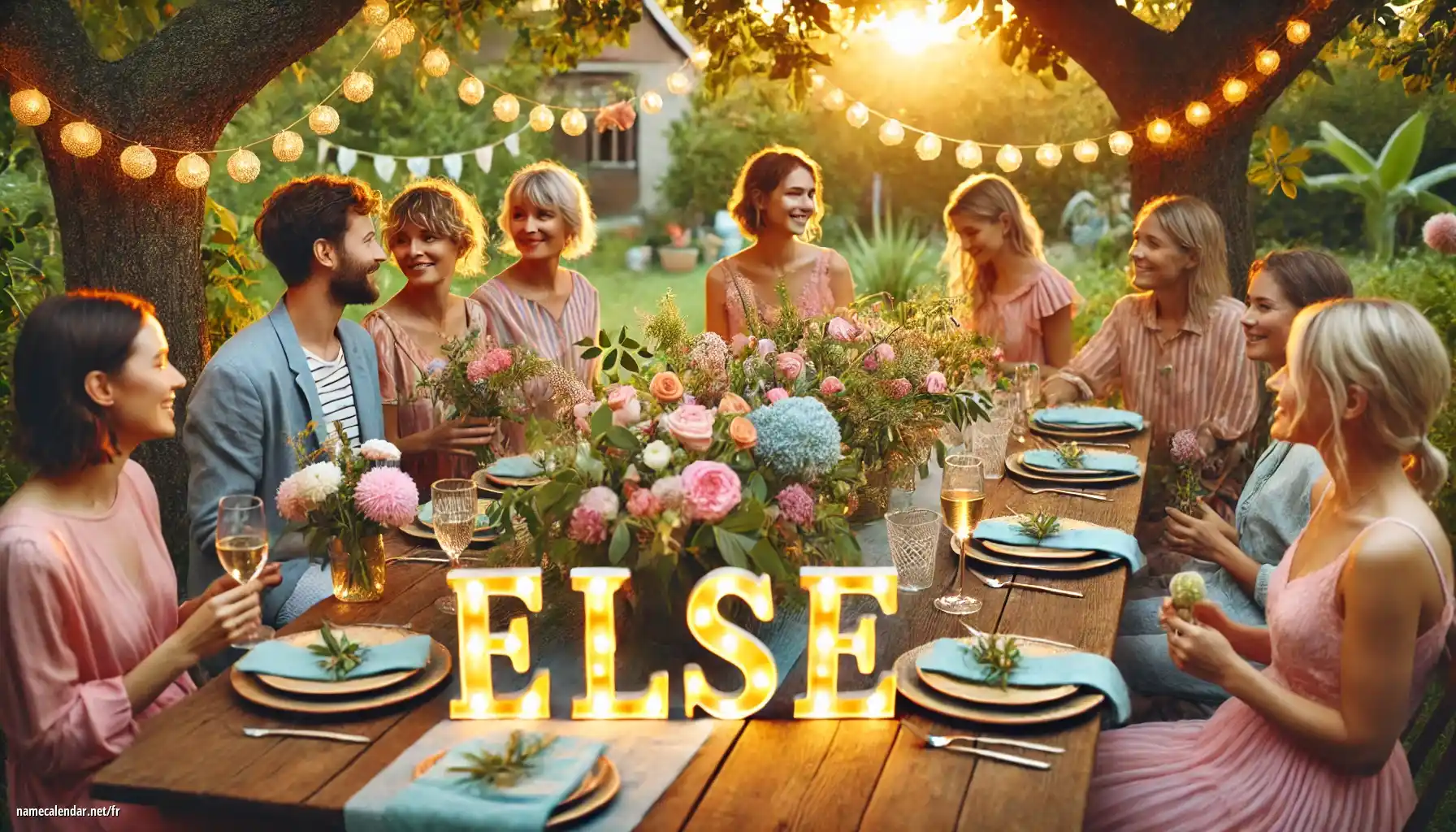 Célébration du jour du nom et du nom - Else