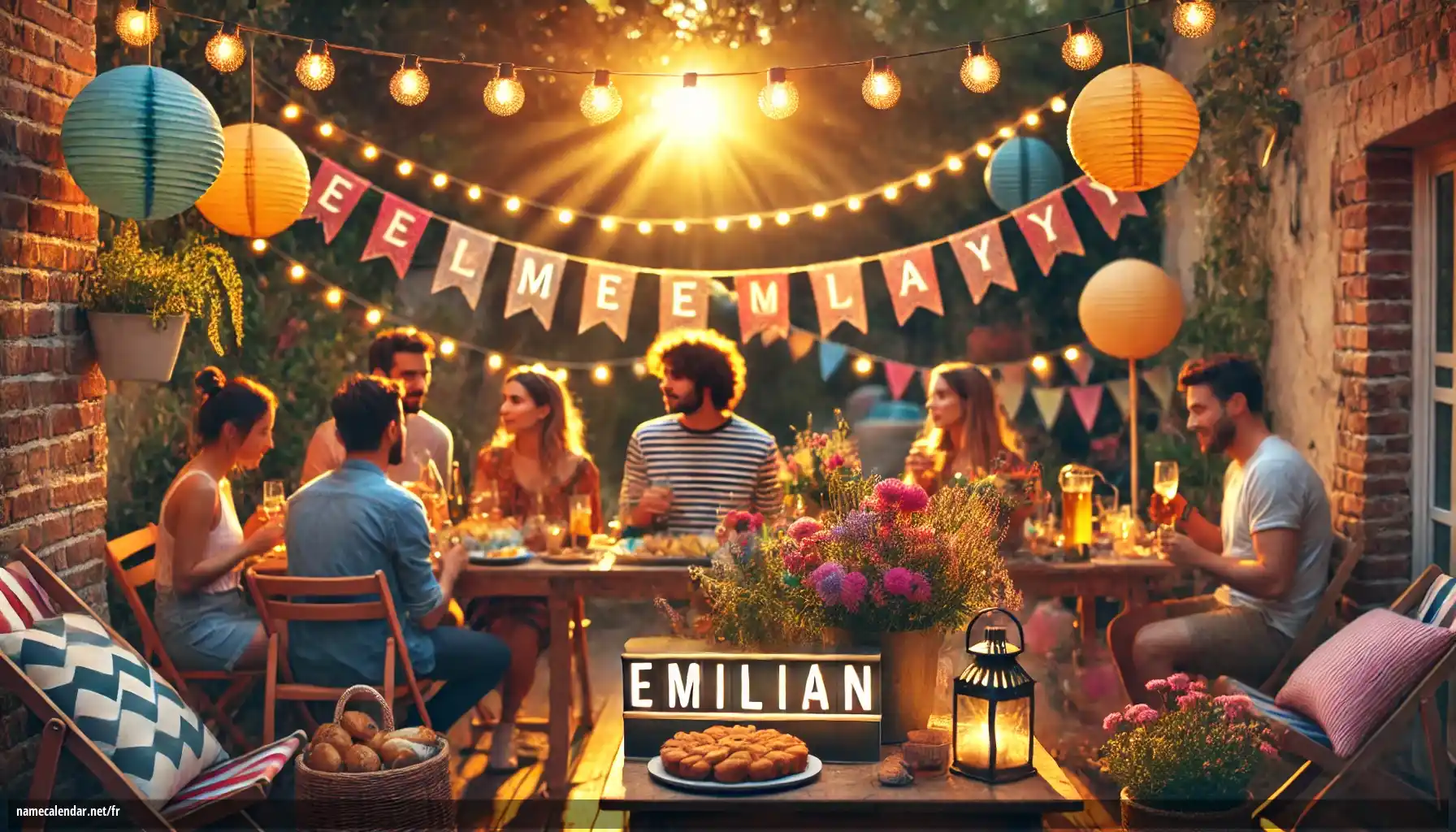 Célébration du jour du nom et du nom - Emilian