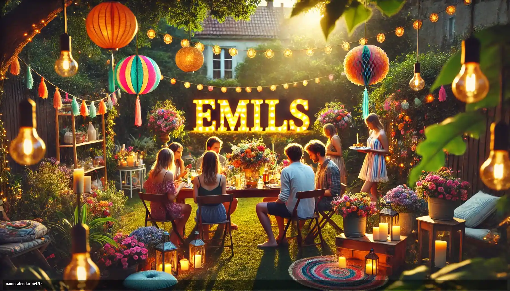 Célébration du jour du nom et du nom - Emils