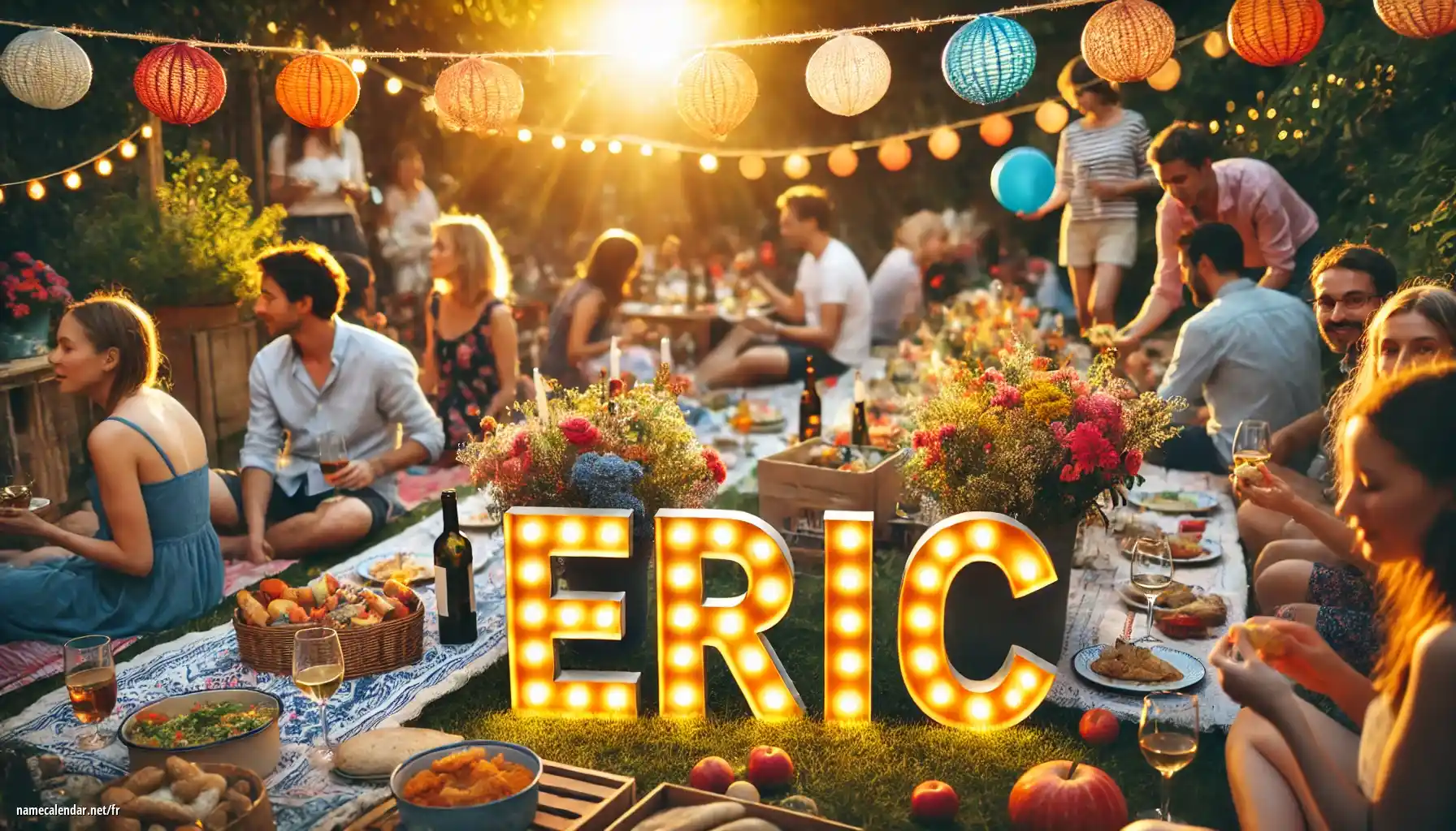 Célébration du jour du nom et du nom - Eric