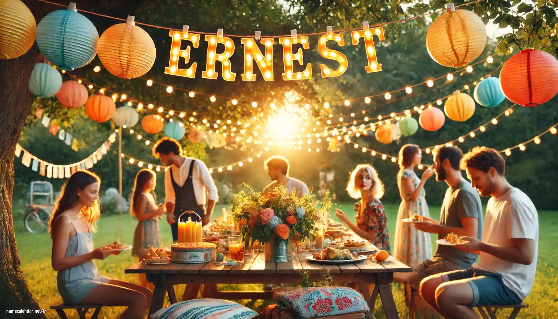 Célébration du jour du nom et du nom - Ernest