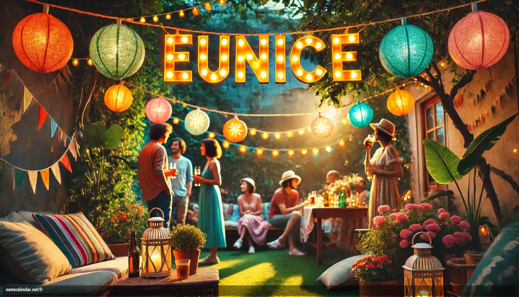 Célébration du jour du nom et du nom - Eunice