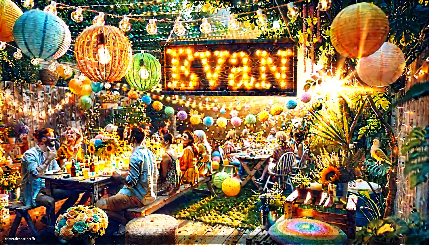 Célébration du jour du nom et du nom - Evan