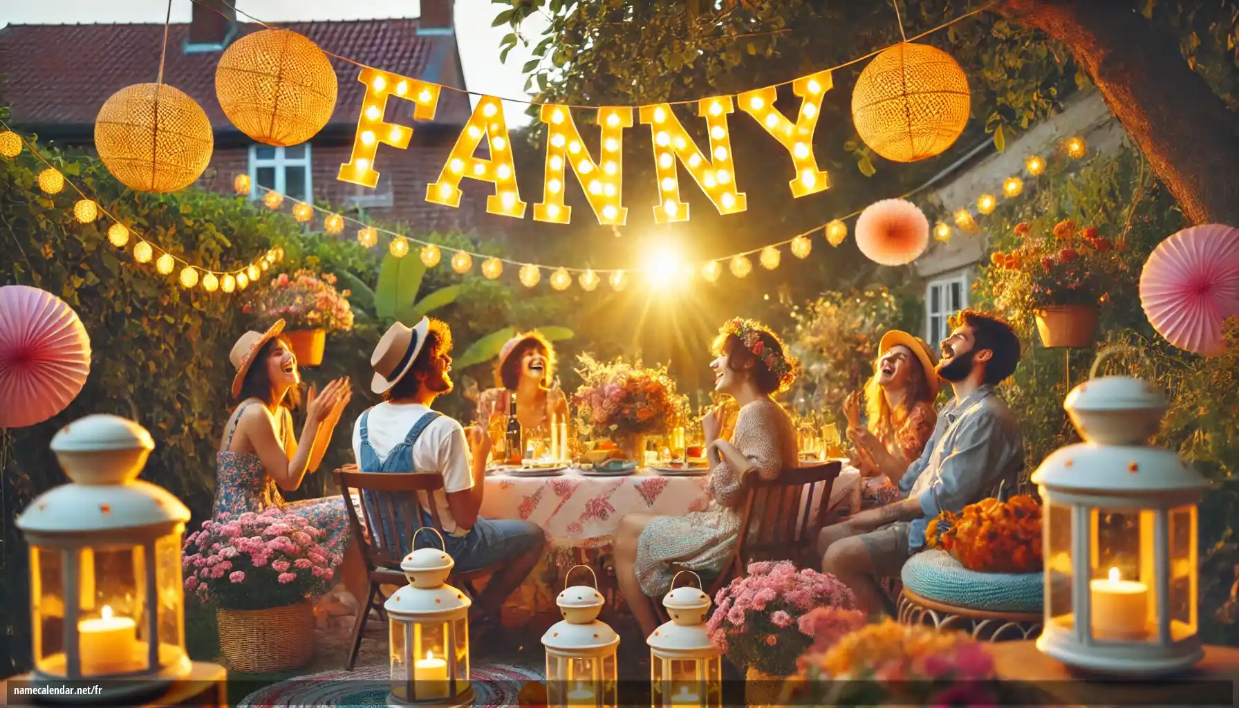 Célébration du jour du nom et du nom - Fanny