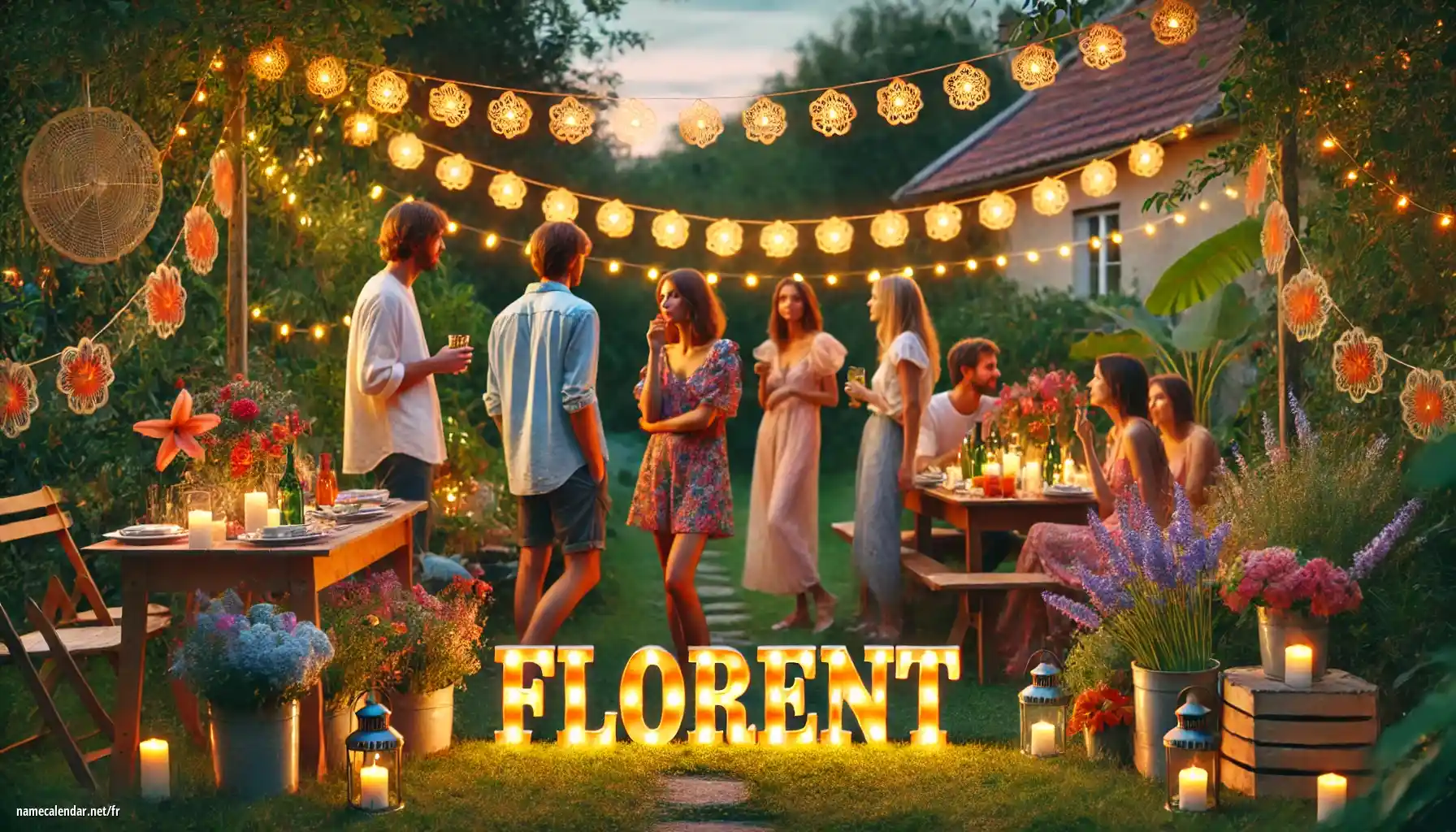 Célébration du jour du nom et du nom - Florent