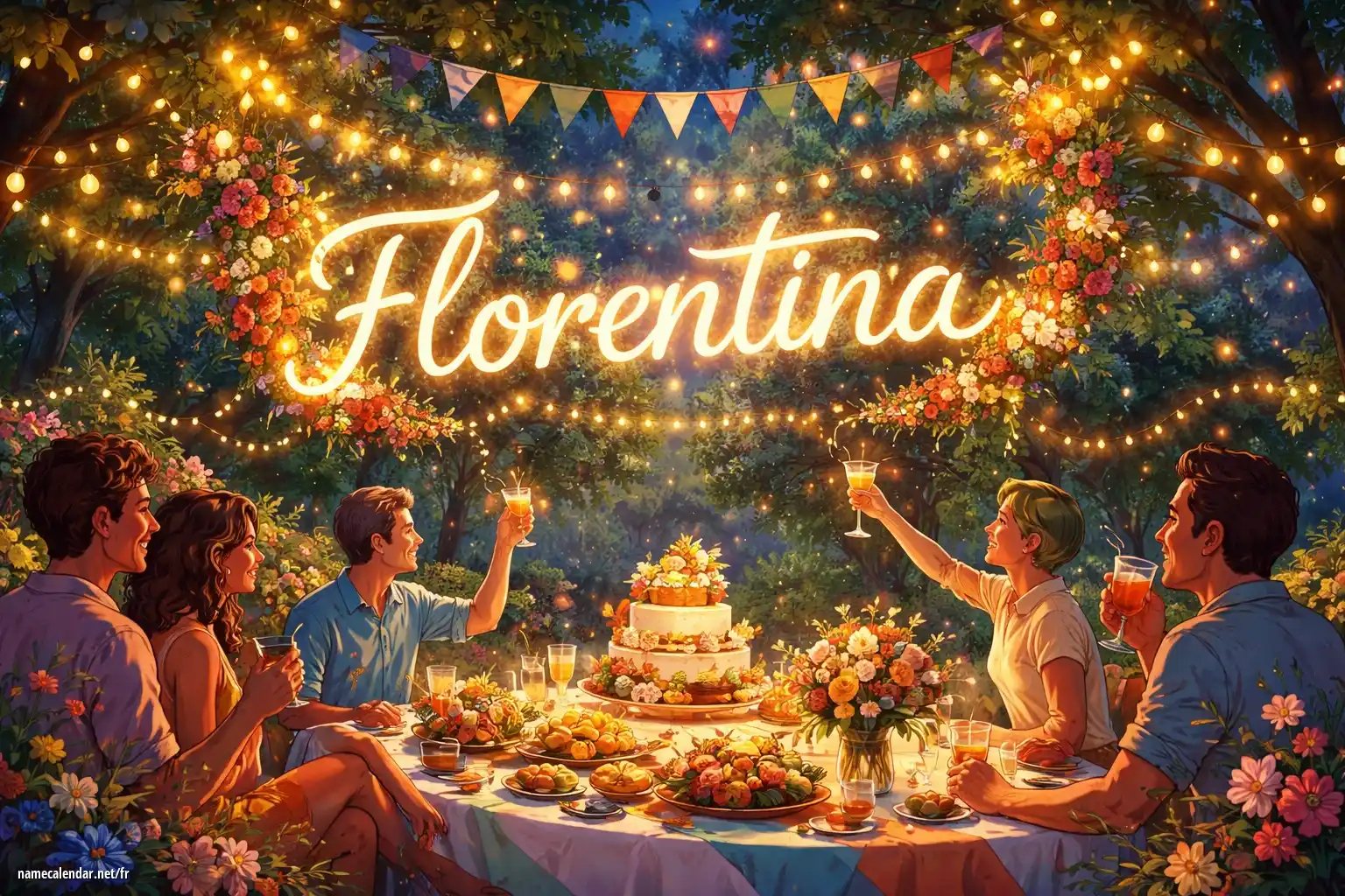 Célébration du jour du nom et du nom - Florentina