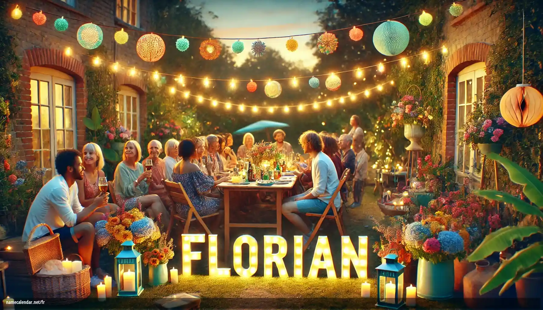 Célébration du jour du nom et du nom - Florián