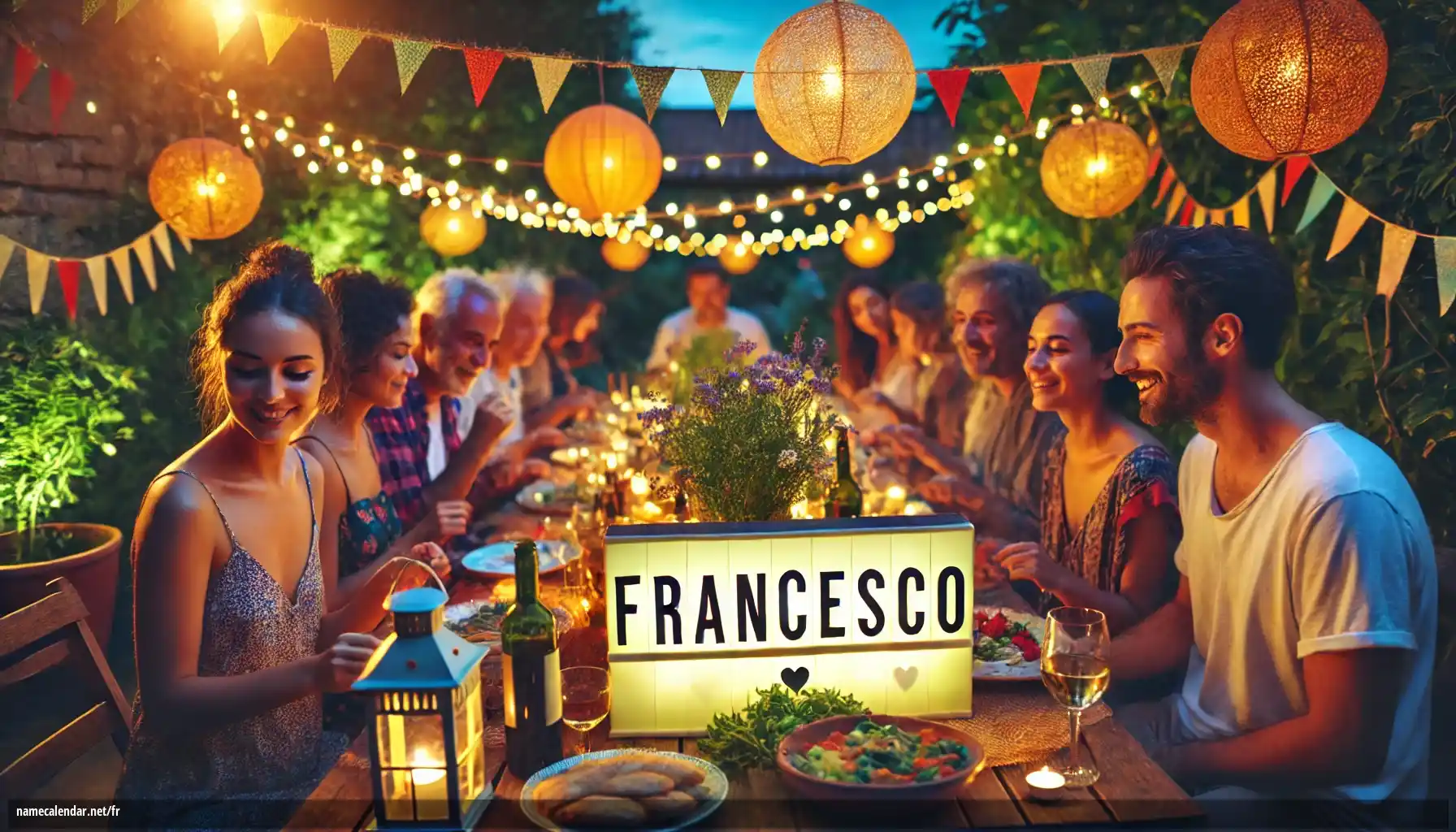 Célébration du jour du nom et du nom - Francesco