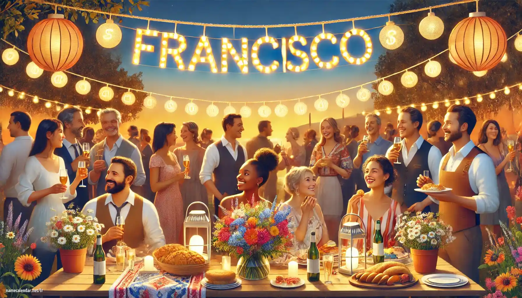 Célébration du jour du nom et du nom - Francisco