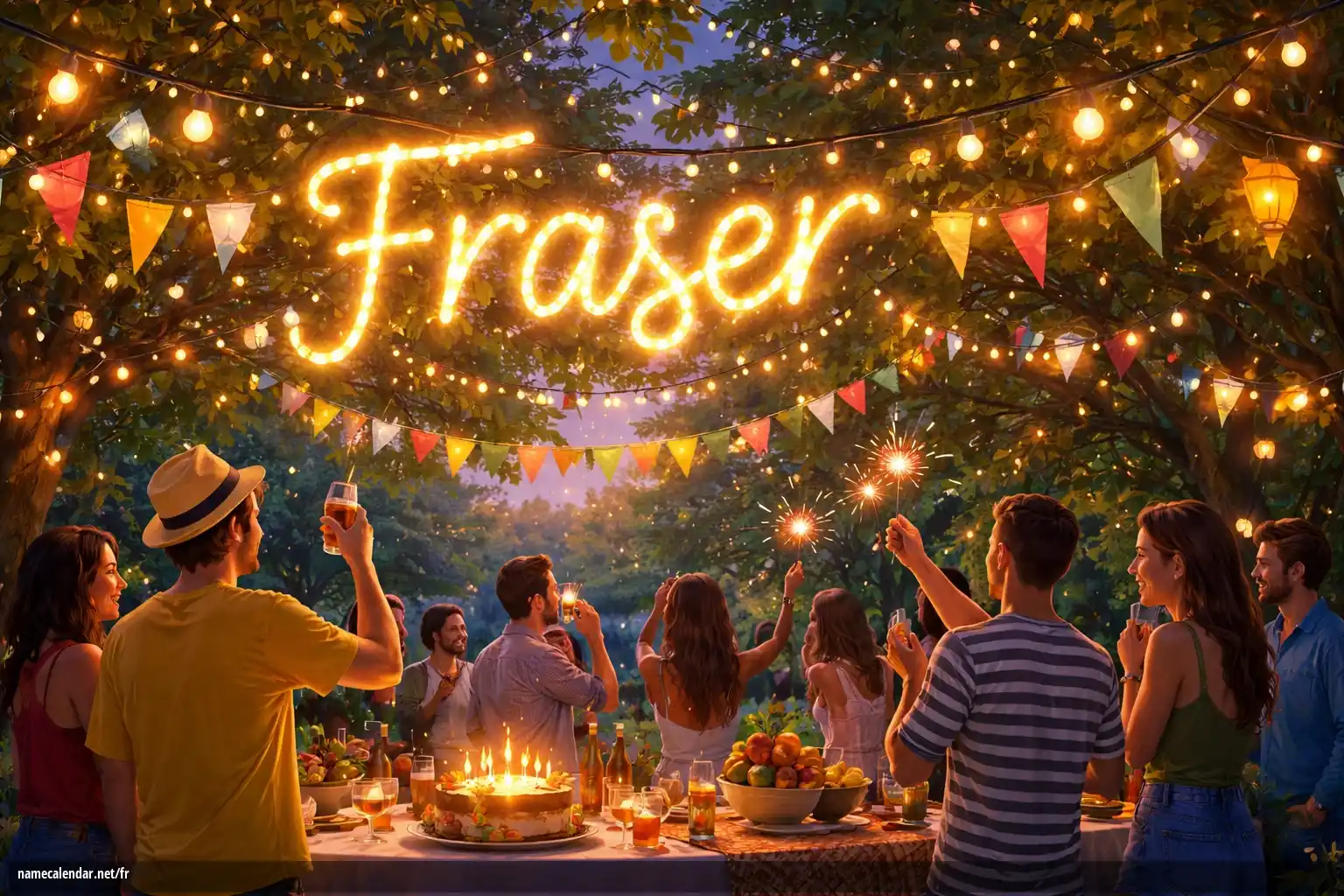 Célébration du jour du nom et du nom - Fraser