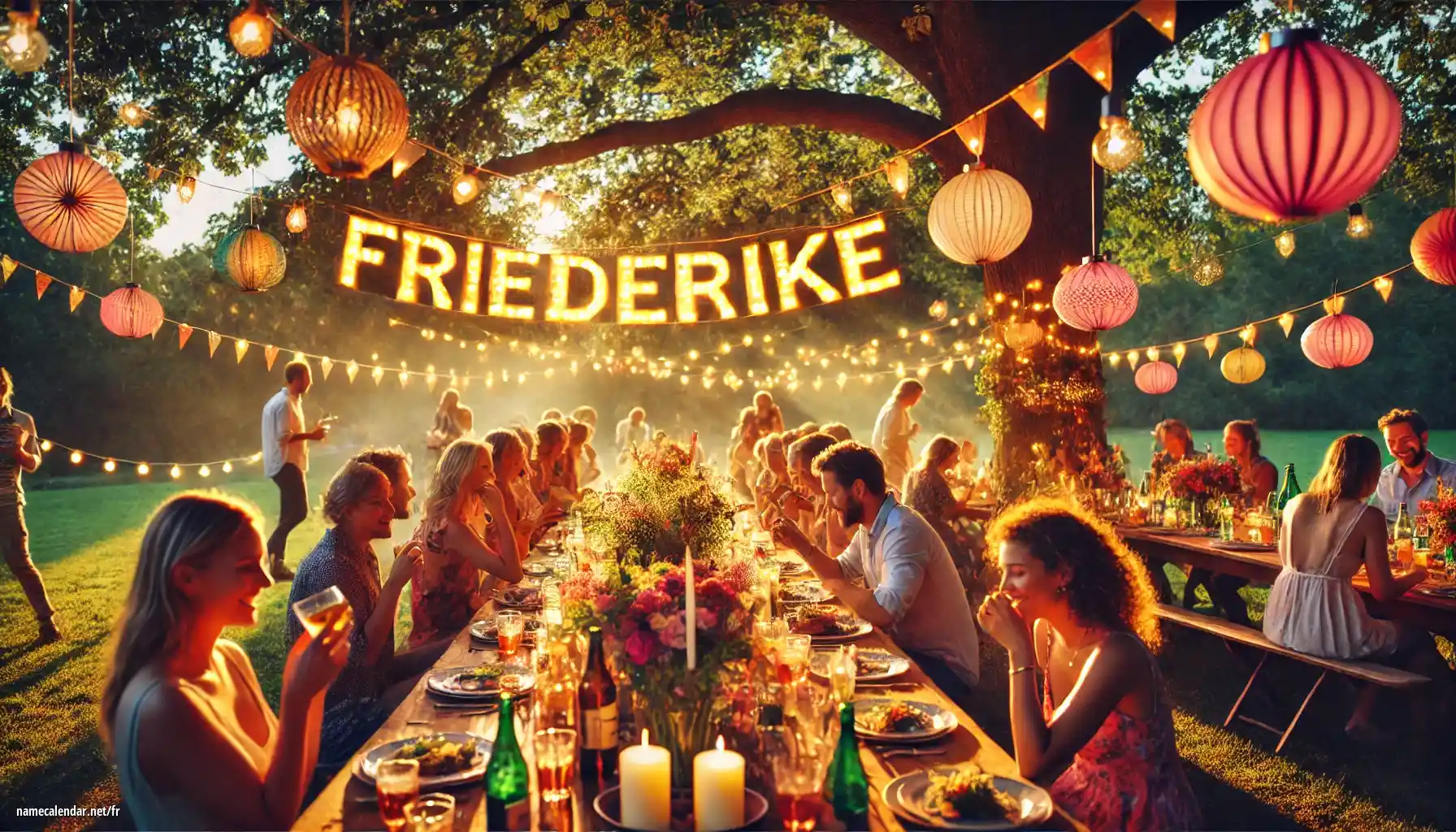 Célébration du jour du nom et du nom - Friederike