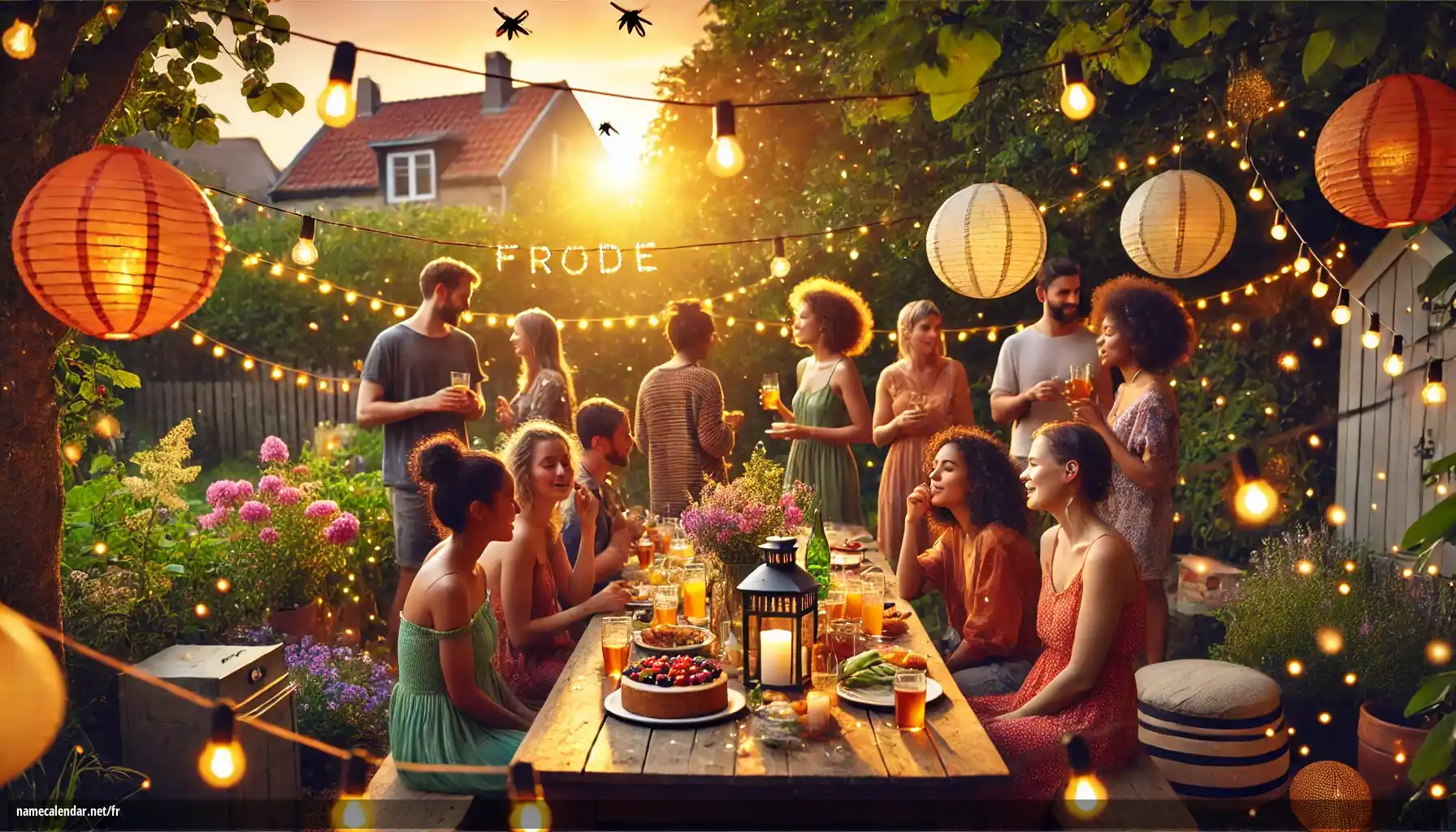 Célébration du jour du nom et du nom - Frode