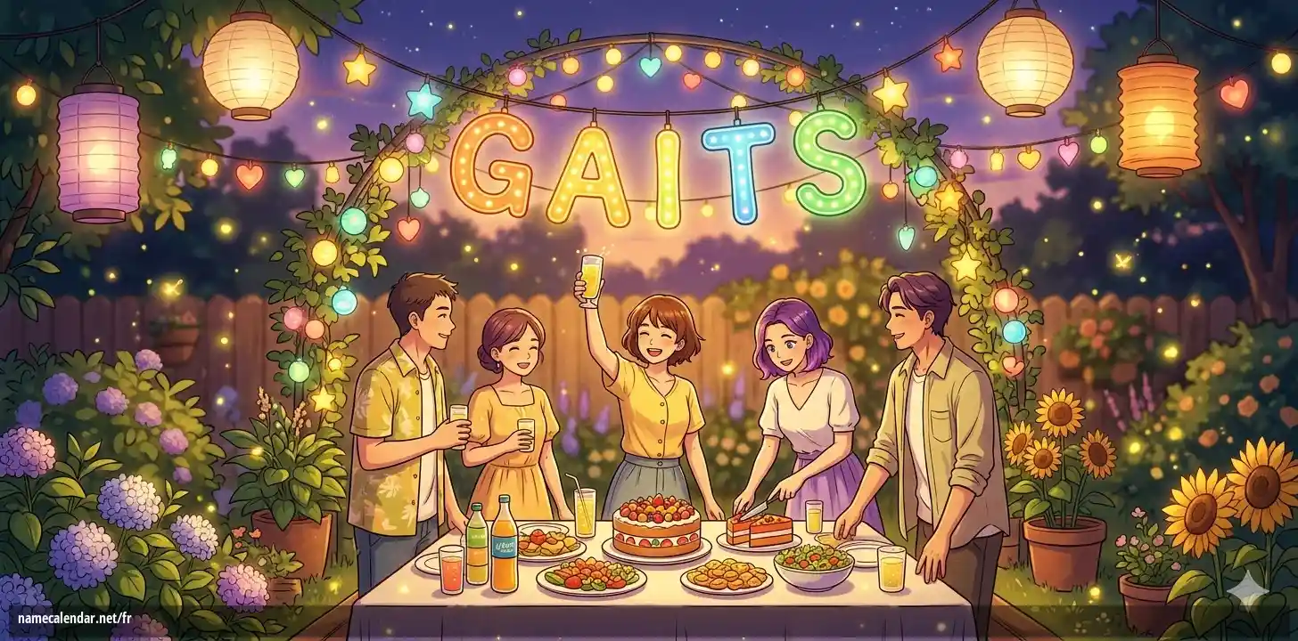 Célébration du jour du nom et du nom - Gaits