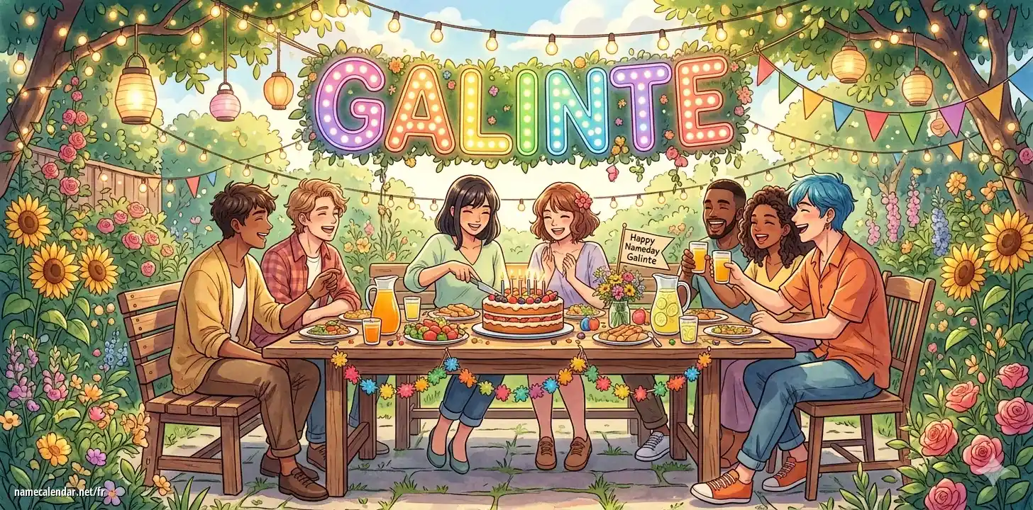 Célébration du jour du nom et du nom - Galinte