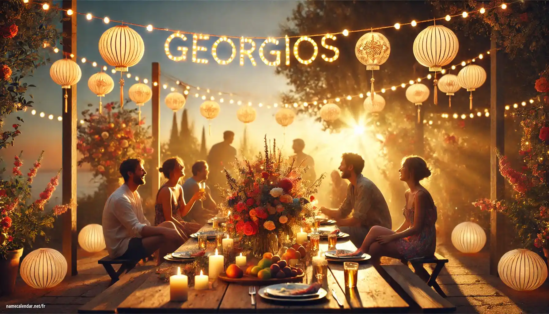 Célébration du jour du nom et du nom - Georgios