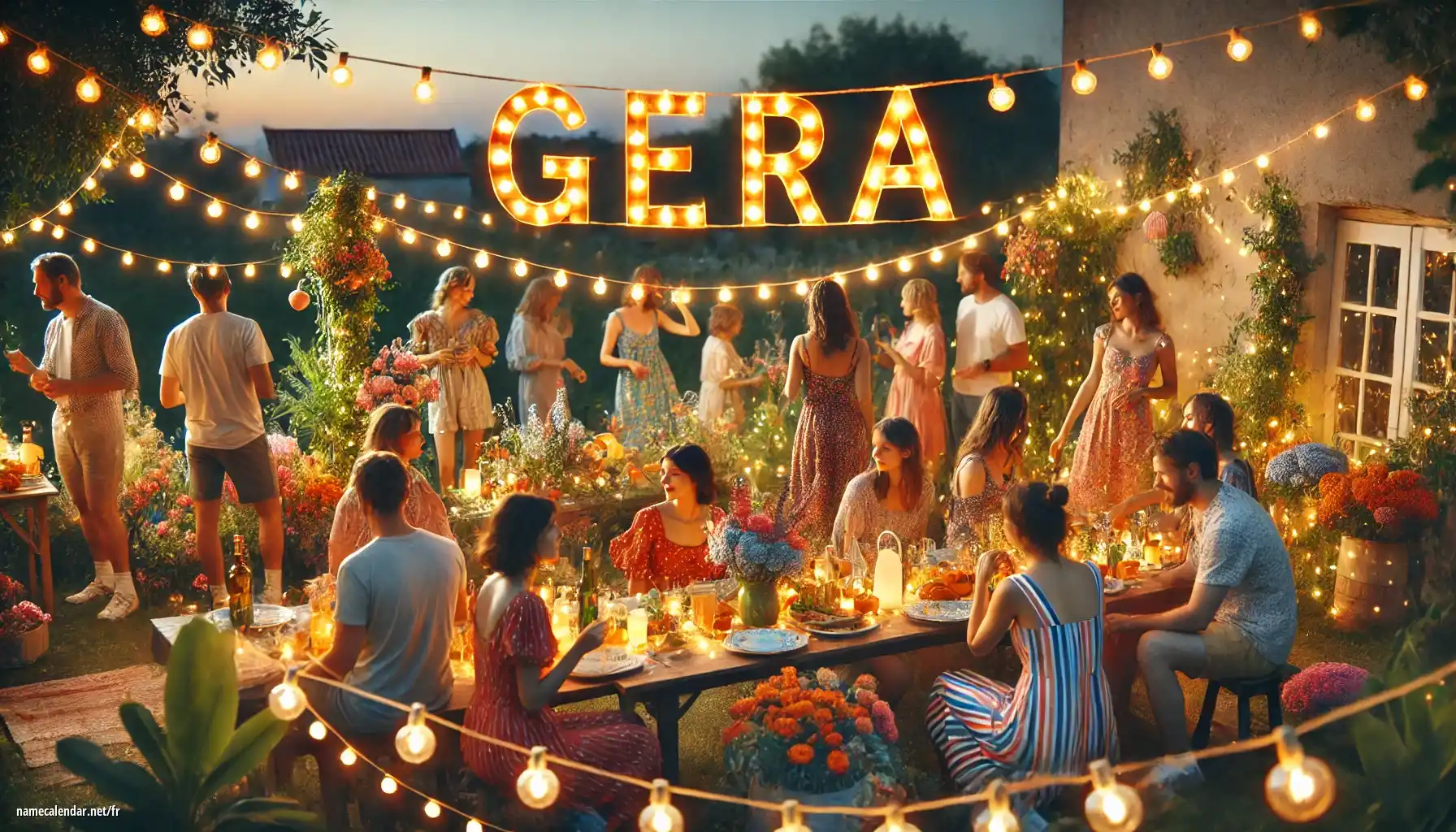 Célébration du jour du nom et du nom - Gera