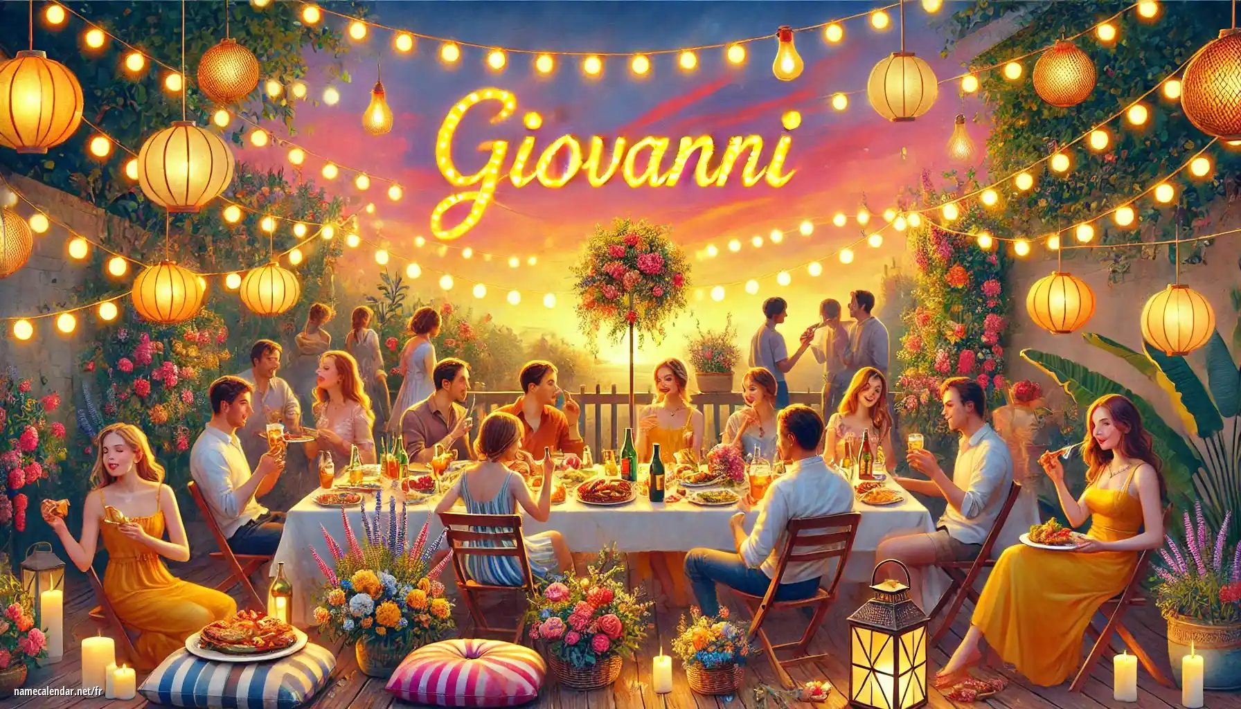 Célébration du jour du nom et du nom - Giovanni