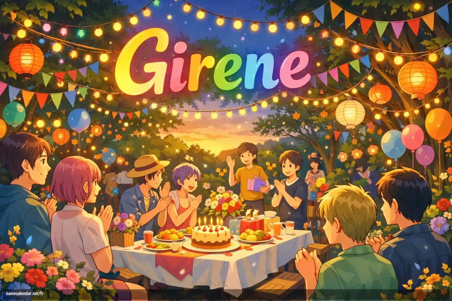 Célébration du jour du nom et du nom - Girene