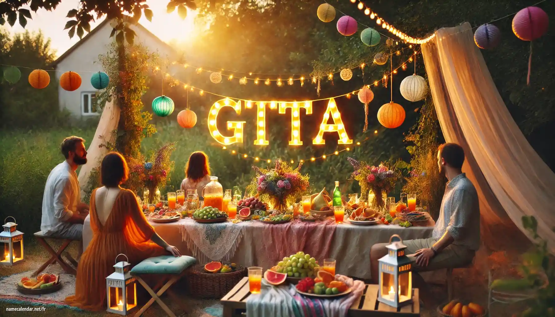 Célébration du jour du nom et du nom - Gita