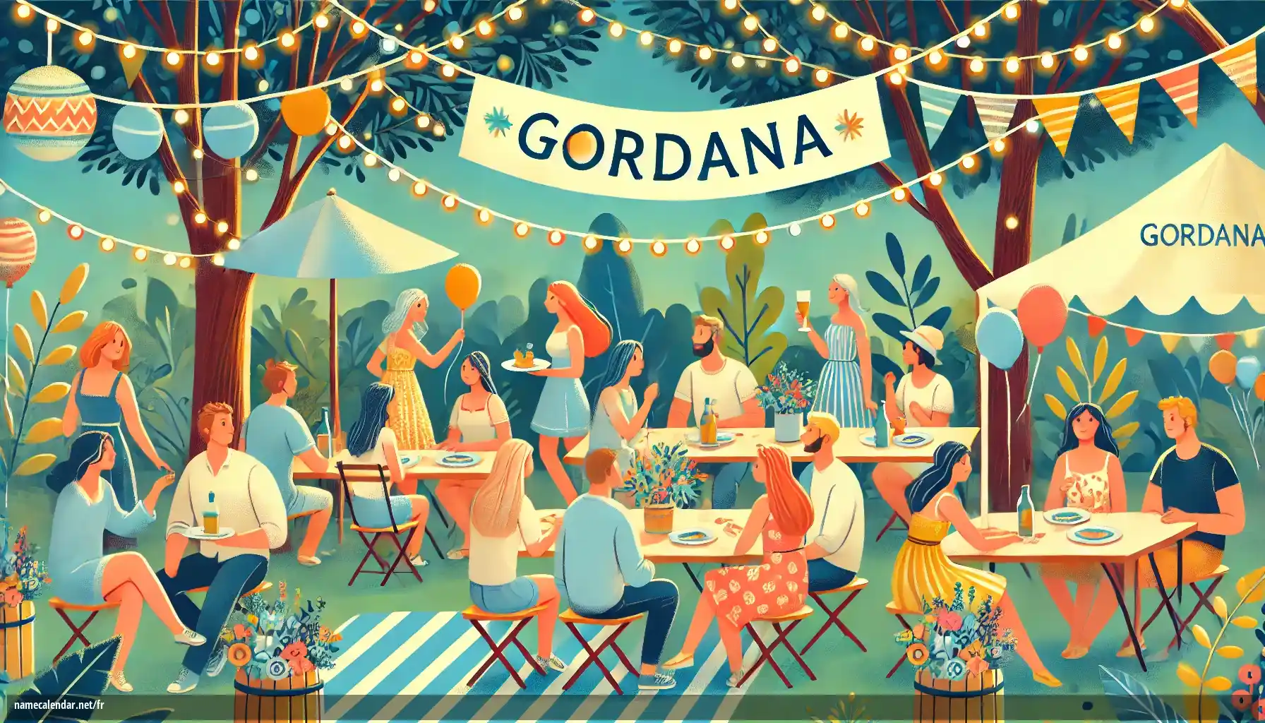 Célébration du jour du nom et du nom - Gordana