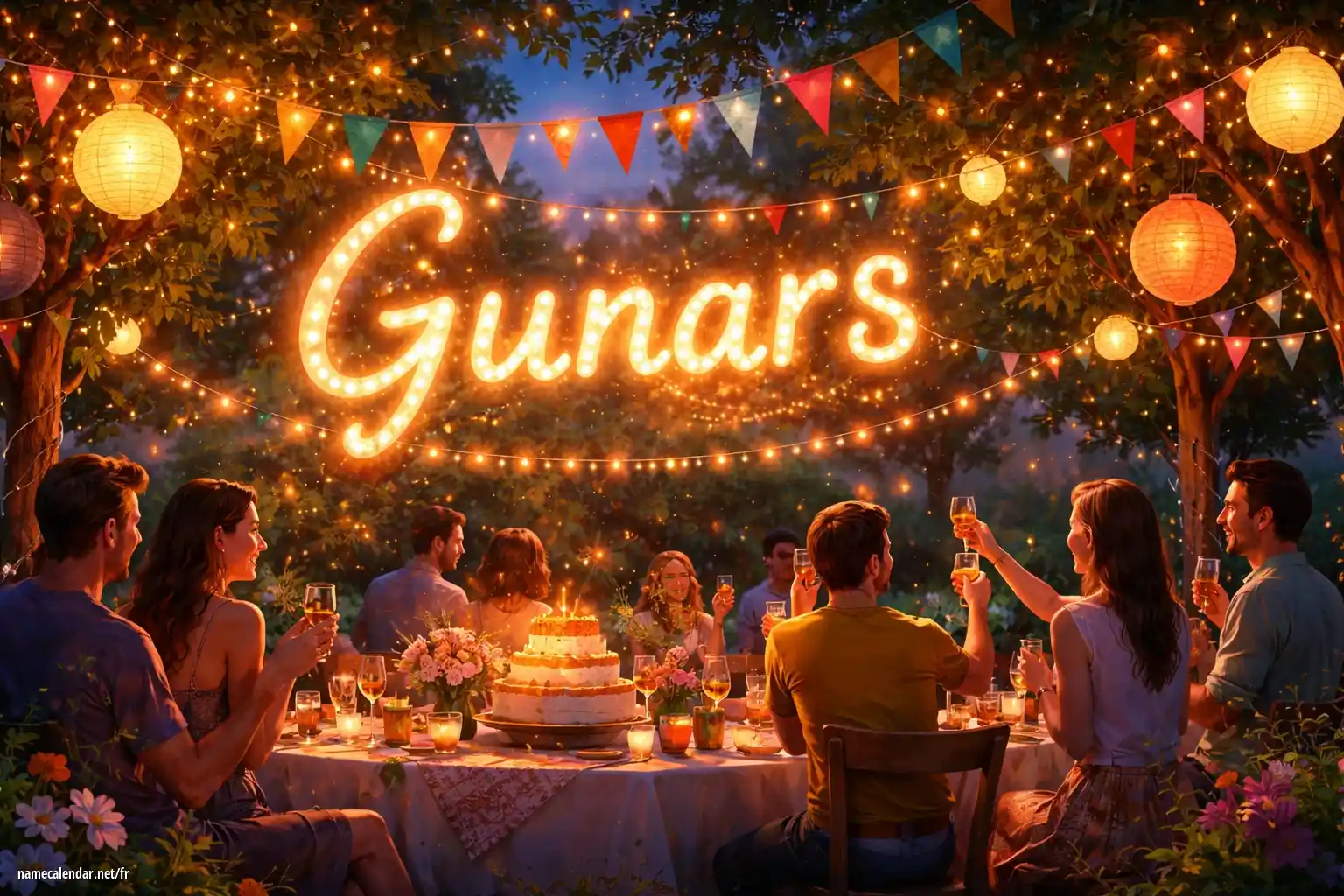 Célébration du jour du nom et du nom - Gunars