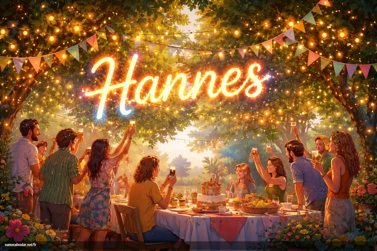 Célébration du jour du nom et du nom - Hannes