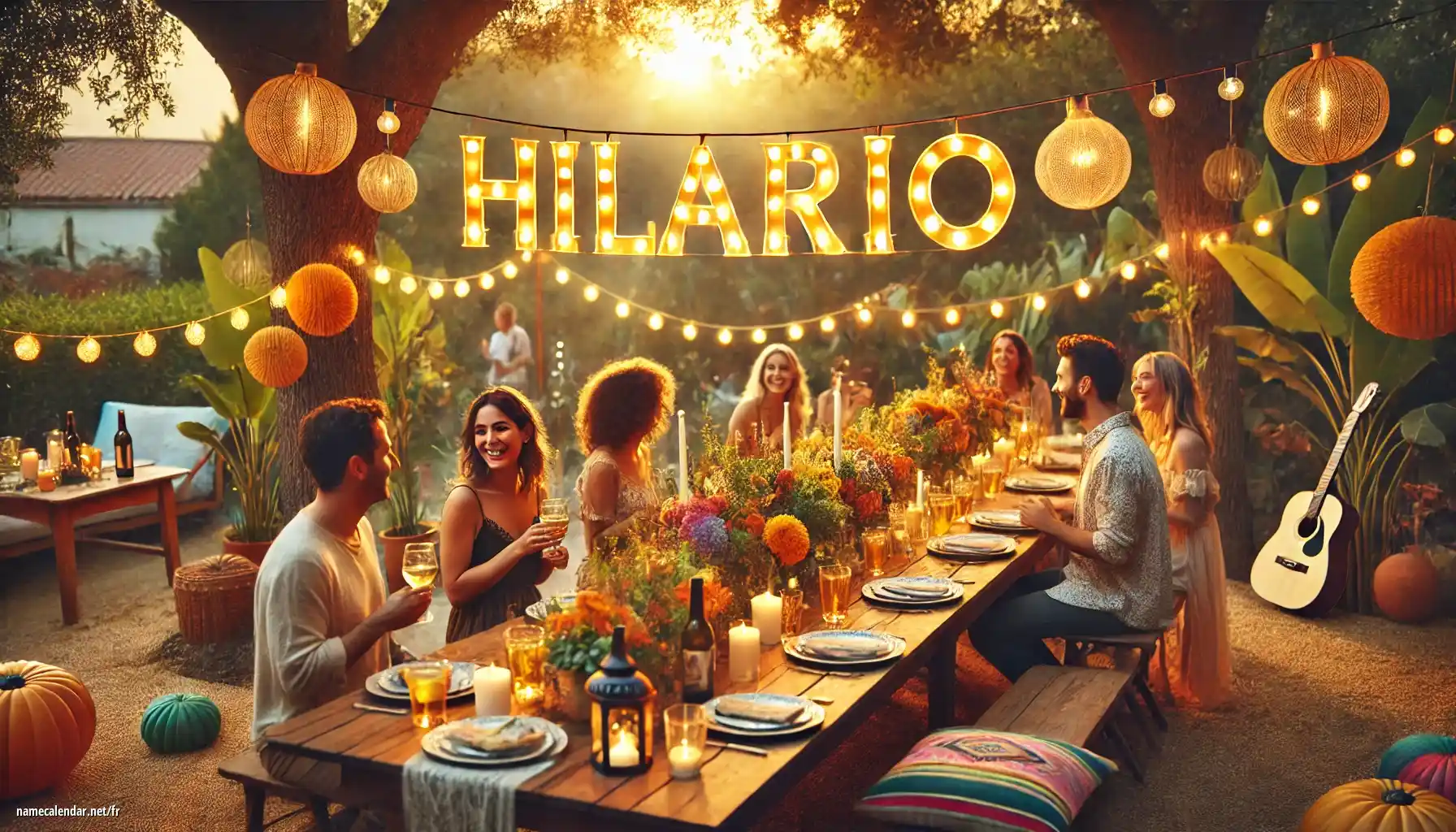 Célébration du jour du nom et du nom - Hilario