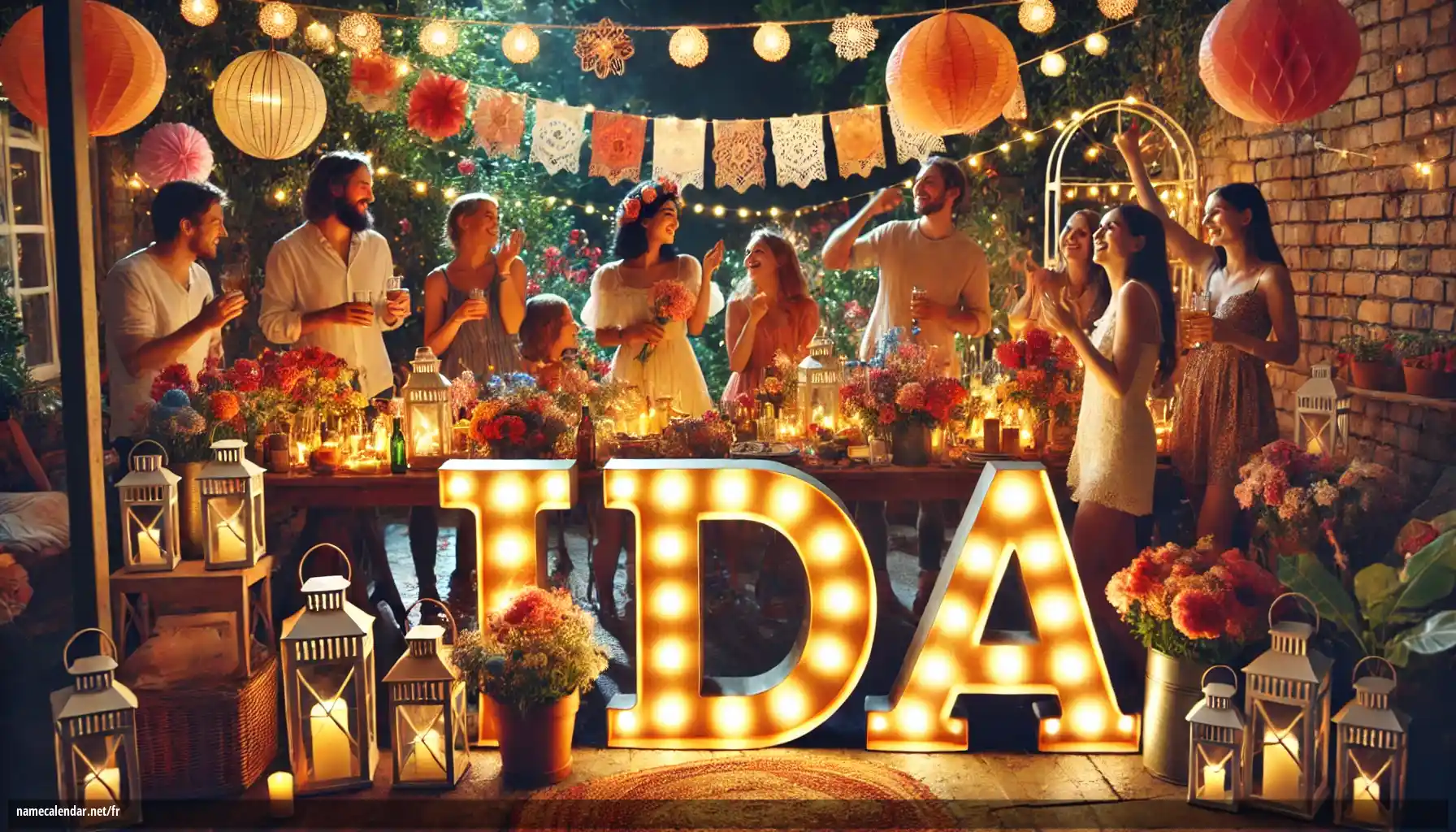 Célébration du jour du nom et du nom - Ida